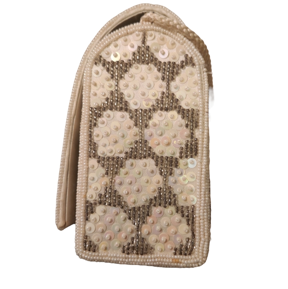 Inge Christopher Beaded Sequin Box Style Clutch P… - image 4